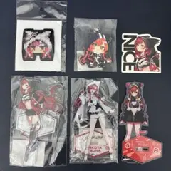 ぶいすぽっ！　猫汰つな　グッズセット　アクリルスタンド・ラバーキーホルダーなど