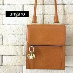 ungaro 本革ショルダーバッグ オーストリッチ型押し '90s Y2Kのサムネイル