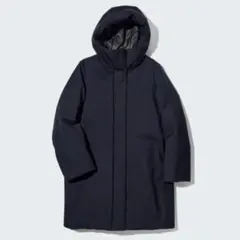 美品✨ユニクロ ハイブリッドダウンコート ブラック 2022 S ダウン90%