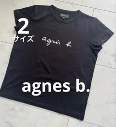 ★ agnes b. アニエスベー　Tシャツ　ブラック　サイズ2のサムネイル