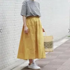 ジャーナルスタンダードレリューム　リネンスカート