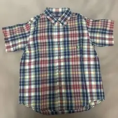 Ralph Lauren チェック柄 半袖シャツ 120