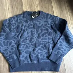 uniqlo×marimekko ラムクルーネックセーター　ネイビー