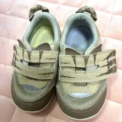 IFME イフミー 13.5cm ベージュブラウン 猫 スニーカー