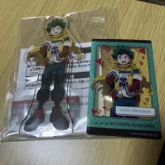 僕のヒーローアカデミア　スタンド付きビッグアクリルプレート　緑谷出久　ナムコ