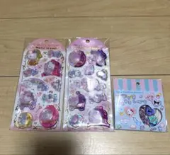正規品 サンリオ ウォーターシール キティ　マイメロ　おはじきシール