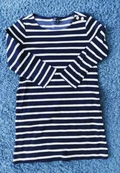 GapKids ストライプ 長袖カットソーチュニック