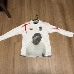 サッカー 長袖シャツ ホワイト グラフィック