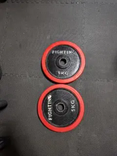 ファイティングロード　5KG ダンベルプレート 2個セット　計10KG