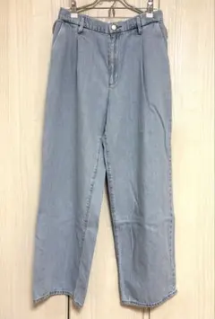 UNIQLO ドレープデニムタックパンツ　Mサイズ