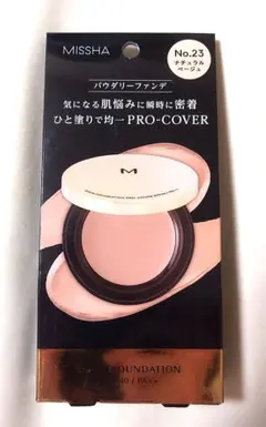 最安値★新品★ミシャバームファンデーションプロカバー 　23　ナチュラルベージュのサムネイル