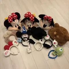 ディズニー　カチューシャ・ファンキャップセット