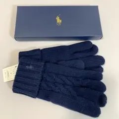 【新品未使用】ラルフローレン 手袋　ネイビー　タグ付き