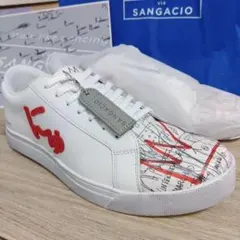 新品未使用‼️にゅ バスキア 抽選限定 スニーカー SANGACIO レッド赤27 