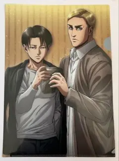 進撃の巨人 リヴァイ・エルヴィン クリアファイル