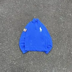 90s Polo by Ralph Lauren ハーフジップ ビッグポニー