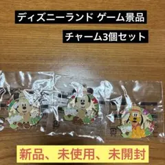 ディズニーランド ゲーム 景品3個セット【新品、未使用、未開封】 チャーム