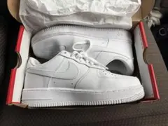 【美品】NIKE AIR FORCE 1 '07 ホワイト 25cm