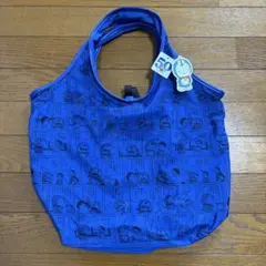 ドラえもん 50周年限定 50th エコバッグ ブルー コミック柄