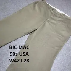 90s USA製 BIG MAC ワーク チノパンツ W42 L28のサムネイル