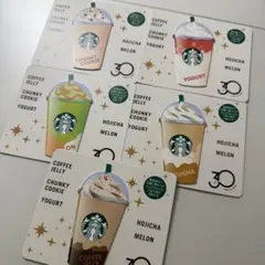 スターバックス　フラペチーノ30周年限定デザインのスターバックスカードのサムネイル