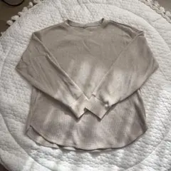 【2枚セット】UNIQLO ワッフルクルーネックT (別売可)