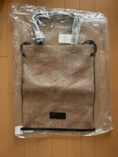 スターバックス　コンバース東京　ギャザトートバッグ ブラウン