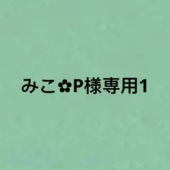 みこ✿P様専用1