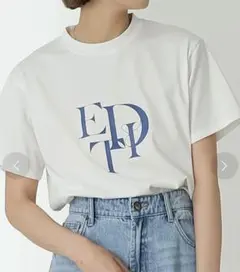 Re:EDIT [接触冷感]スタックロゴプリントTシャツのサムネイル