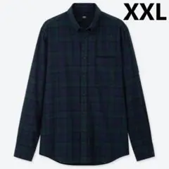 完売品　人気カラー ユニクロ フランネルチェックシャツ XXL 新品未開封