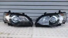 レンズコーティング済み レガシィ BP BL 前期 HID ヘッドライト左右 ② 