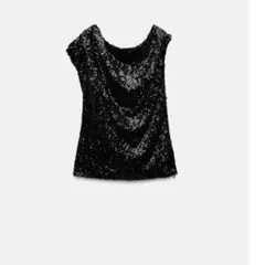 2/15までの限定価格 ノースリーブトップス XS ブラック