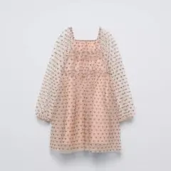 ハート柄　チュール　ワンピース　Zara