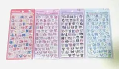 【正規品】ボンボンドロップシール　新作サンリオ文字moji 4枚セット