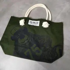 HALEIWA HAPPY MARKET トートバッグ 　ハレイワ　クマ