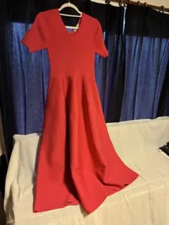 JUSGLITTY リブニットワンピース