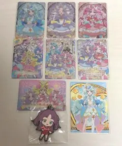 名探偵プリキュア！ キラキラカードグミ バトンタッチ カード 全7種 まとめ売り