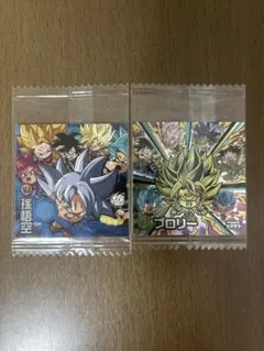 ドラゴンボール 超戦士 シールウエハース Vジャンプ 2枚セット