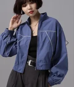 PAGEBOY☆パイピングショートブルゾン