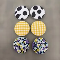 くるみボタン ヘアアクセサリー