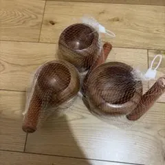 木製 すり鉢 すり棒 セット 3点 まとめ売りのサムネイル