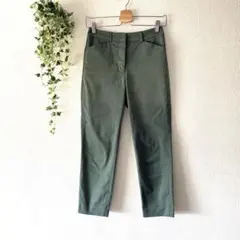 NATURAL BEAUTY BASIC カジュアルパンツ【XS】グリーンのサムネイル