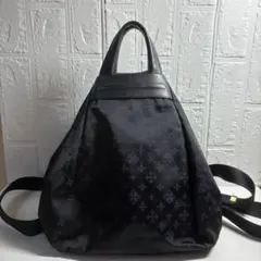 美品 russet ラシット 2WAY リュック・トートバッグ ダークネイビー系