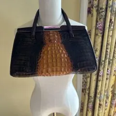 クロコダイルレザー ハンドバッグ