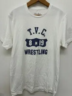 Blue Work T.V.C. WRESTLING Tシャツ