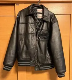 アビレックス　ブラックレザージャケット