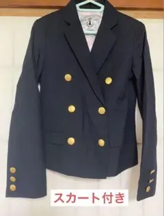 黒のダブルブレストスーツセット