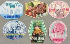 ［6枚セット］お守りステッカーコレクション　ヒロアカ