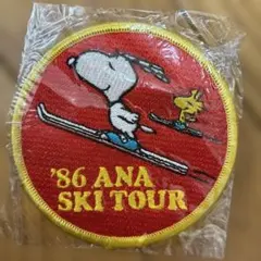 Snoopy 94 ANA SKI TOUR ワッペン ピンバッジ - メルカリ