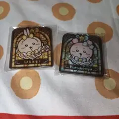1669.まじかるちいかわ ステンドグラス風アクリルバッジ ウサギ　古本屋
